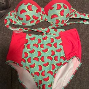 High Waisted Bathing Suit